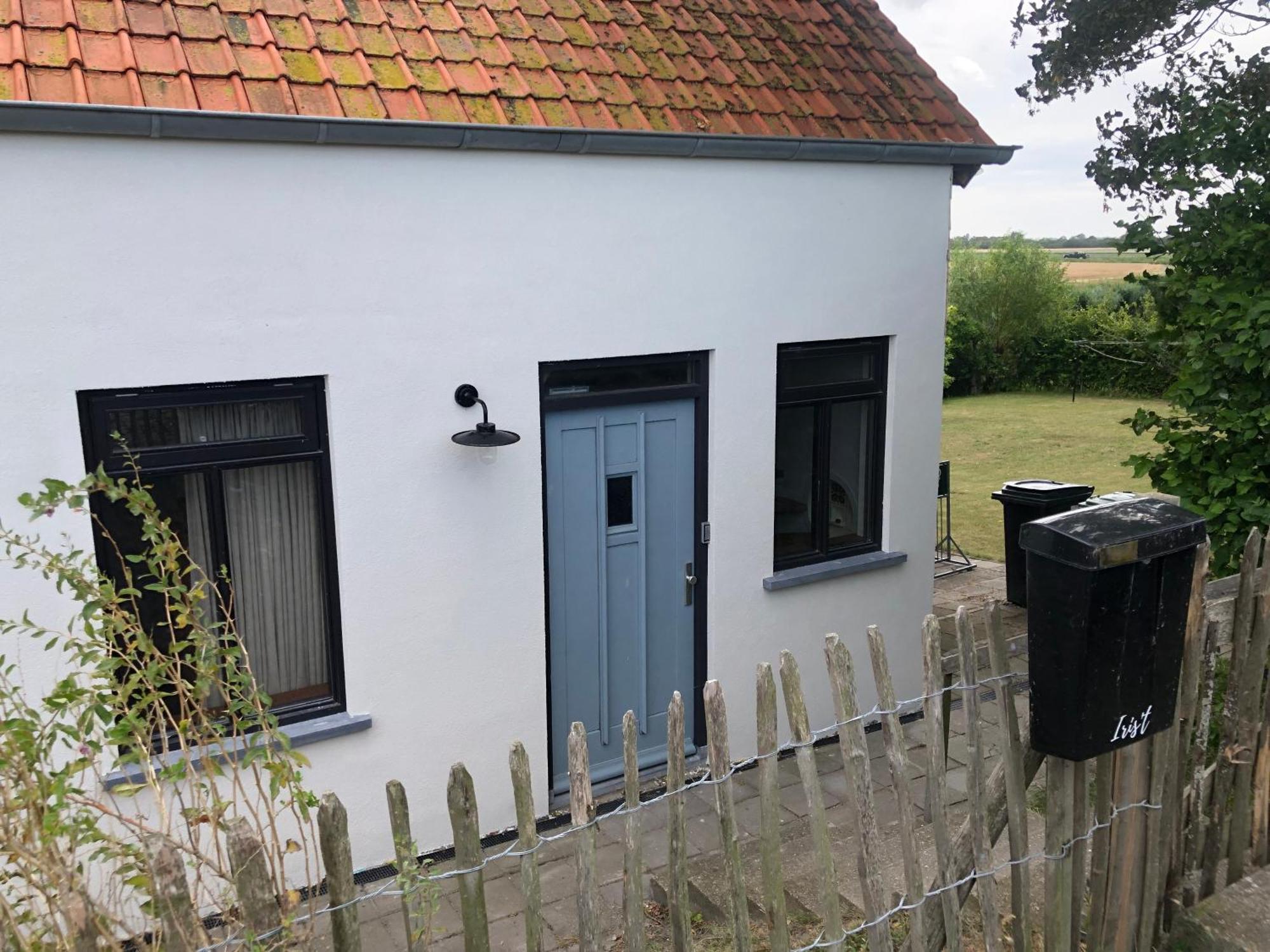 Iris'T; Dijkhuisje In De Polders Van Groede. Villa Exterior photo